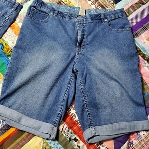 Denim shorts